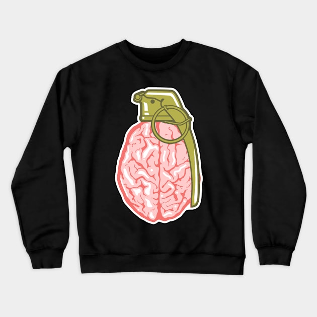 brain bombers Crewneck Sweatshirt by yogaswara